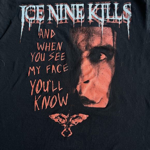 Ice Nine Kills The Crow Shirt Mens Large Black Horror Band Tee Movie Graphic - Picture 3 of 6